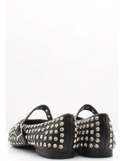 Best kharisma Ballerines Cloutées Femme Noires