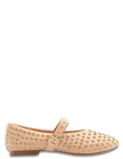 Best kharisma Ballerines Cloutées Femme Beige