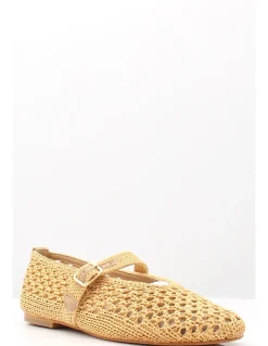 Sale inuovo Ballerines Femme Tissé Natural
