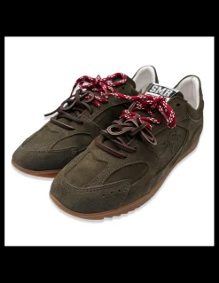 Outlet semerdjian Basket De Ville Femme Billie Kaki /Rouge
