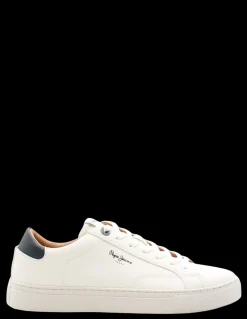Outlet pepe jeans Basket de Ville Homme joe basic blanc