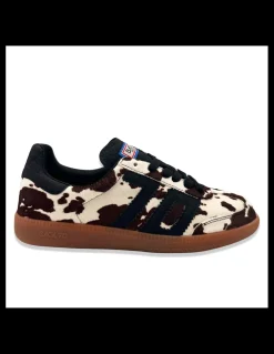 Best back 70 Basket Femme Cloud Cow Cuir Imprimé Vache