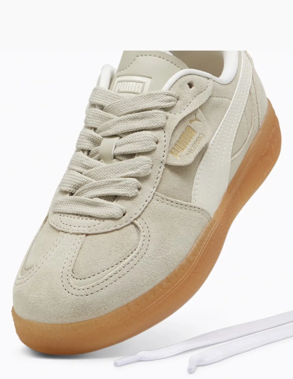 Sale puma Baskets basses femme palermo moda xtra gum wns beige