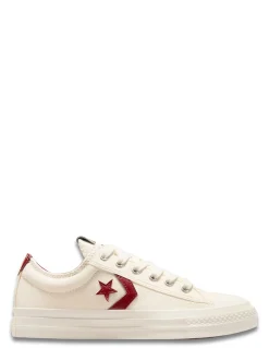 converse Baskets basses Player 76 Ox - Toile écrue et détails rouges
