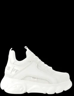 Clearance buffalo Baskets compensées Femme cld chai blanc