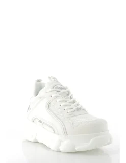 Clearance buffalo Baskets compensées Femme cld chai blanc