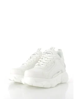 Clearance buffalo Baskets compensées Femme cld chai blanc