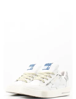 Discount semerdjian Baskets de Ville Femme Ale Blanc Argent