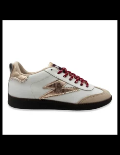 Best semerdjian Baskets de Ville Femme Ashley blanc Or