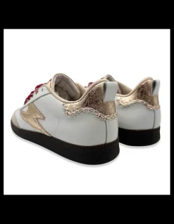 Best semerdjian Baskets de Ville Femme Ashley blanc Or