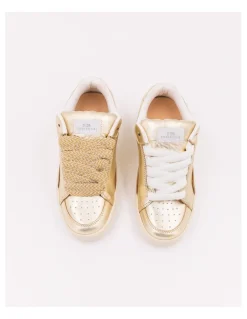 Outlet 0-105 Baskets de Ville Femme Avril Gold