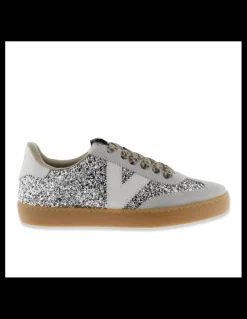 Clearance victoria Baskets de Ville Femme Berlin Ciclista Silver Glitter