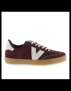Hot victoria Baskets de Ville Femme Berlin Ciclista Cuir Bordeaux