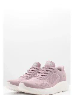 Discount skechers Baskets de Ville Femme Bobs Squad Chaos Mauve