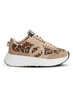 Outlet no name Baskets de ville femme carter jogger beige/léopard