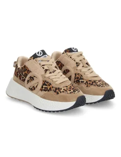 Outlet no name Baskets de ville femme carter jogger beige/léopard