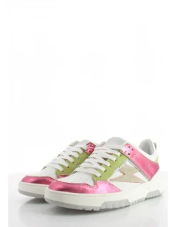 Best semerdjian Baskets de Ville Femme Chita 11381 Rose & Vert
