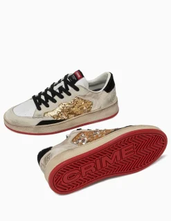 Sale crime london Baskets de Ville Femme Chelsea Gold
