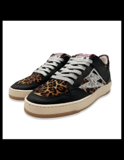 semerdjian Baskets De Ville Femme Charlie Léopard Cuir
