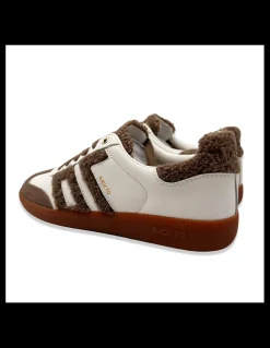 Clearance back 70 Baskets de ville femme cloud cuir blanc