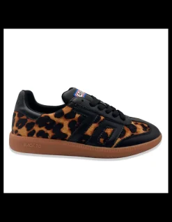 Sale back 70 Baskets de Ville Femme Cloud Cuir Leopard