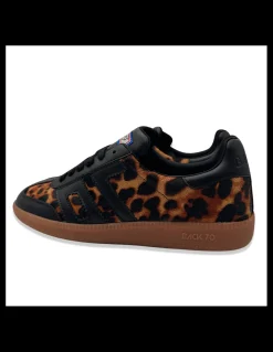 Sale back 70 Baskets de Ville Femme Cloud Cuir Leopard