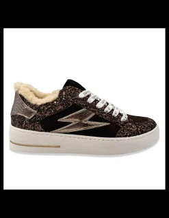 Clearance semerdjian Baskets de Ville Femme Fourrées Noubar Mocca