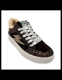Clearance semerdjian Baskets de Ville Femme Fourrées Noubar Mocca