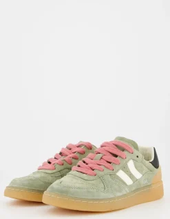 Clearance coolway Baskets de Ville Femme Goal Kaki