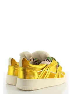 Clearance semerdjian Baskets de Ville Femme Inna 11205 Cuir Or