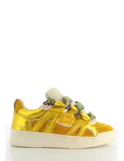 Clearance semerdjian Baskets de Ville Femme Inna 11205 Cuir Or