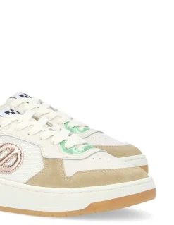 New no name Baskets de ville Femme Kelly Sneaker W Beige/Vert