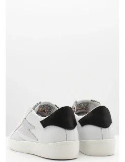 Hot semerdjian Baskets de Ville Femme larry blanc paillettes multi