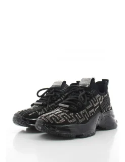 Clearance steve madden Baskets de ville Femme Maxout Sneaker Noir Paillettes