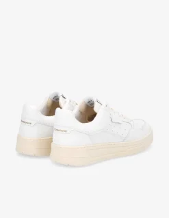 New schmoove baskets de ville femme smatch new trainer cuir blanc