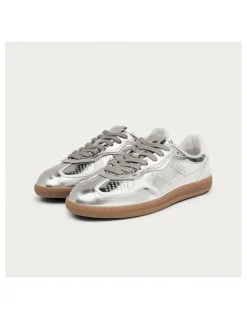 Best alohas Baskets de Ville Femme tb.490 rife shimmer silver cream