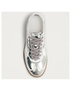 Best alohas Baskets de Ville Femme tb.490 rife shimmer silver cream