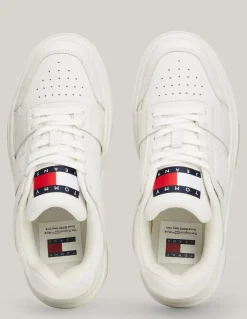 New tommy hilfiger Baskets de ville Femme The Brooklyn Cuir Blanc