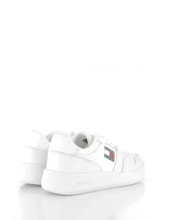 Clearance tommy hilfiger baskets de ville femme tommy jeans retro ba blanc