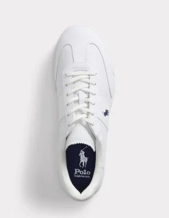 Clearance ralph lauren Baskets de Ville Homme Heritage Aera White