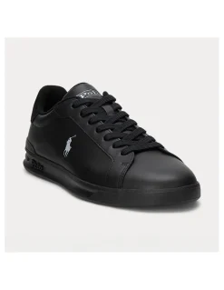 Best ralph lauren Baskets De Ville Homme Héritage Court Noir