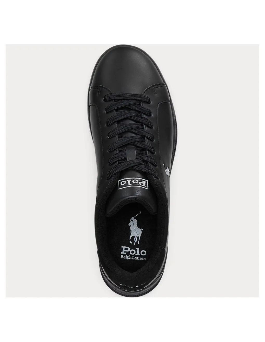 Best ralph lauren Baskets De Ville Homme Héritage Court Noir