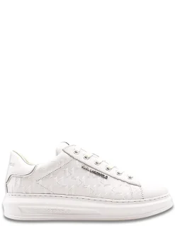 Sale karl lagerfeld Baskets de ville homme Kapri Monogram Emboss Lo homme blanc