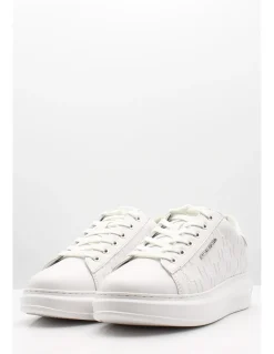 Sale karl lagerfeld Baskets de ville homme Kapri Monogram Emboss Lo homme blanc