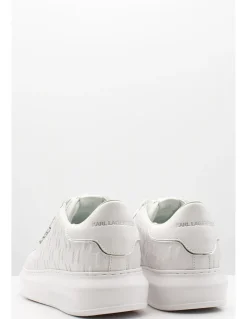 Sale karl lagerfeld Baskets de ville homme Kapri Monogram Emboss Lo homme blanc