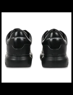 Discount karl lagerfeld Baskets De Ville Homme Kapri Kite Lo Lace Cuir Noir