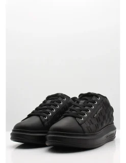 Online karl lagerfeld baskets de ville homme kapri mens monogram emboss lo cuir noir