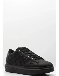 Online karl lagerfeld baskets de ville homme kapri mens monogram emboss lo cuir noir