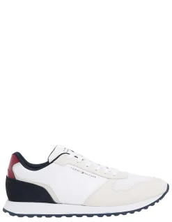 Discount tommy hilfiger Baskets de Ville Homme new runner eva mix white
