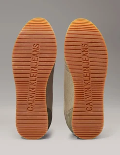 Best calvin klein Baskets de Ville Homme Runner Sock Laceup M Kaki